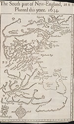 Map of the Neponset River in 1634