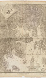 Map of the Neponset River in 1777