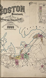 Map of the Neponset River in 1888