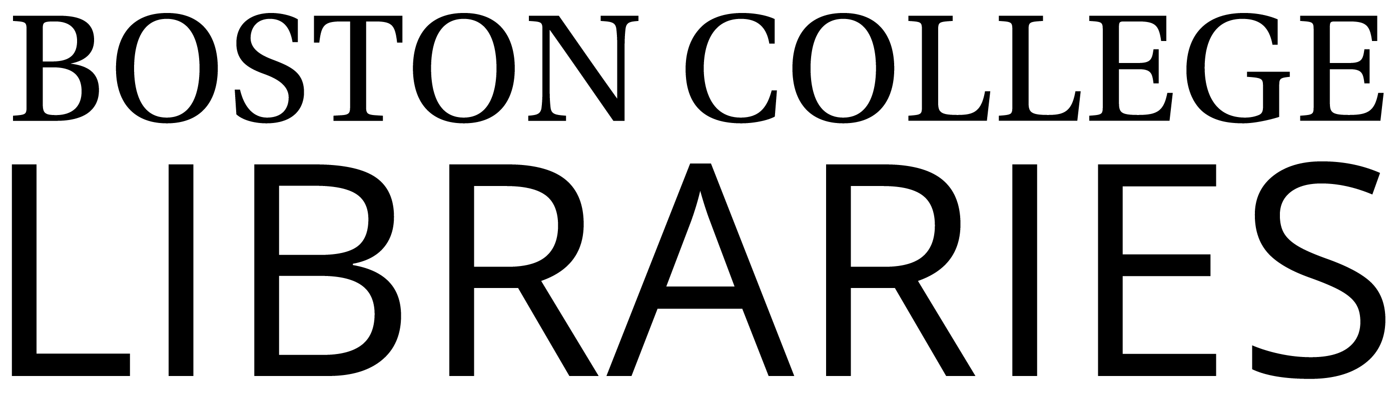 Boston College Libraries Logo